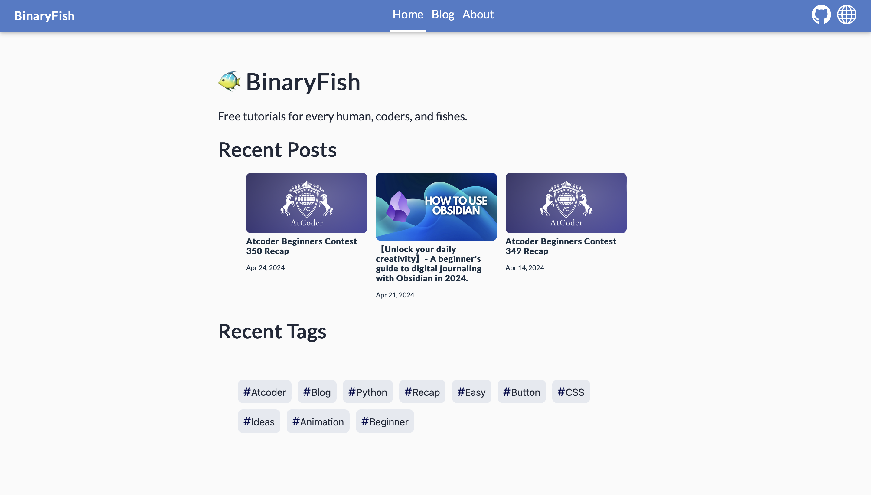 Binaryfish- a tech blog